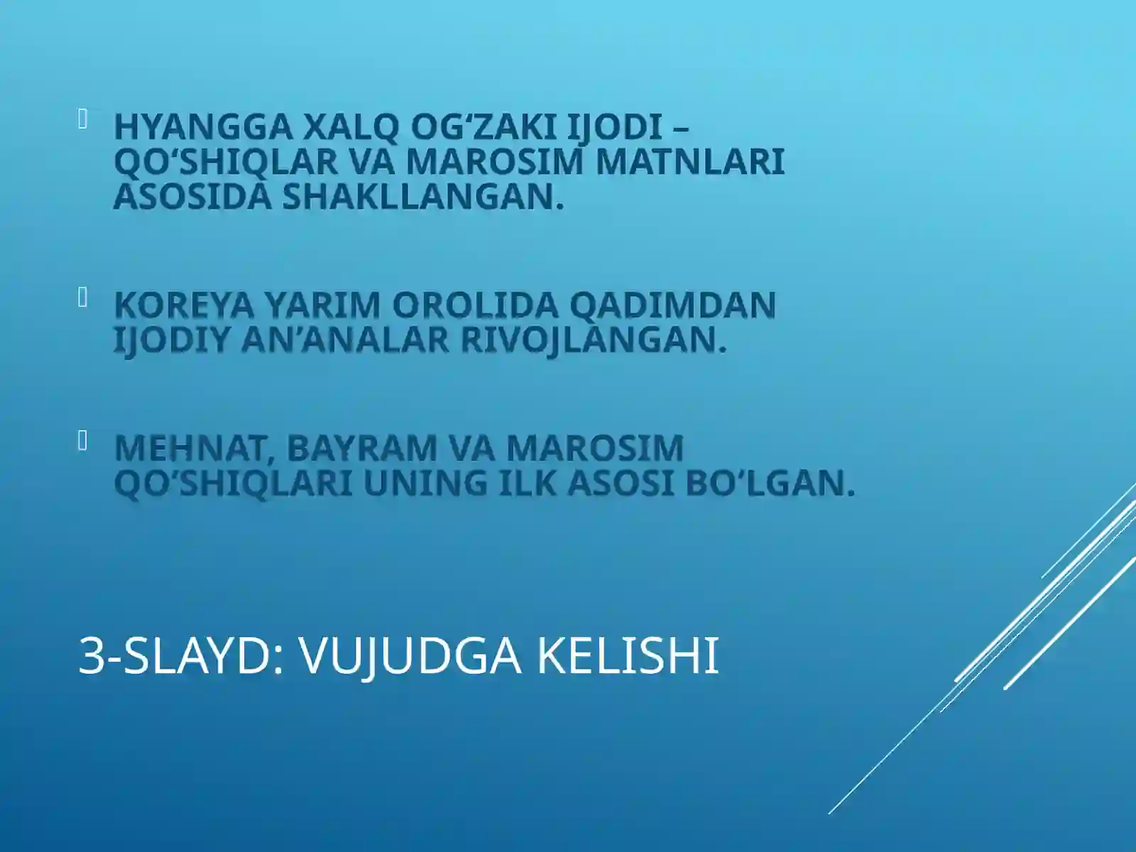 ONA TILIDAGI SHE’RIYAT – HYANGGA (XYANGA)