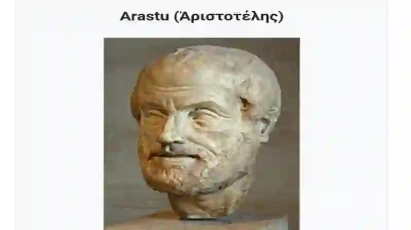 Arastuning ritorika haqida ta'limoti