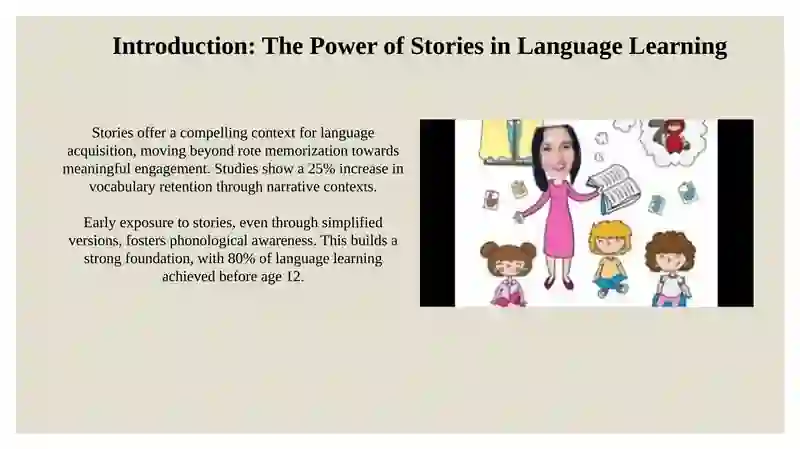 Storytelling as a tool for teaching English to young learners