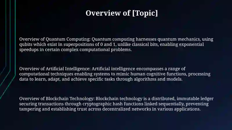 Overview of Quantum Computing