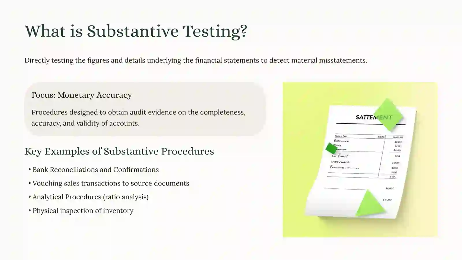 Substantive Testing vs. Tests of Controls: Which is More Effective?