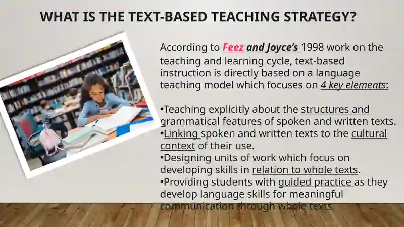 Text-based learning: Storytelling