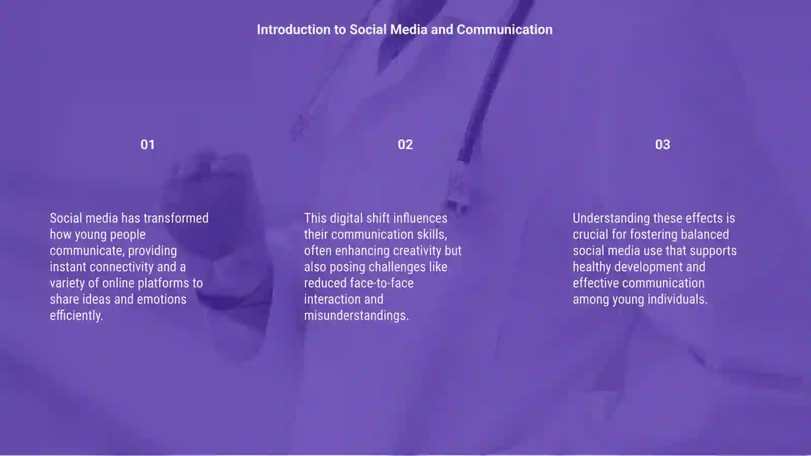 The Impact of Social Media on Young People’s Communication Skills