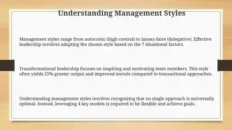 Management styles
