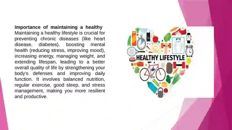 Importance of maintaining a healthy lifestyle