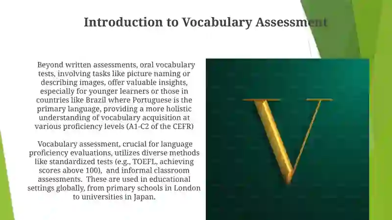 Methods of Vocabulary Assessment