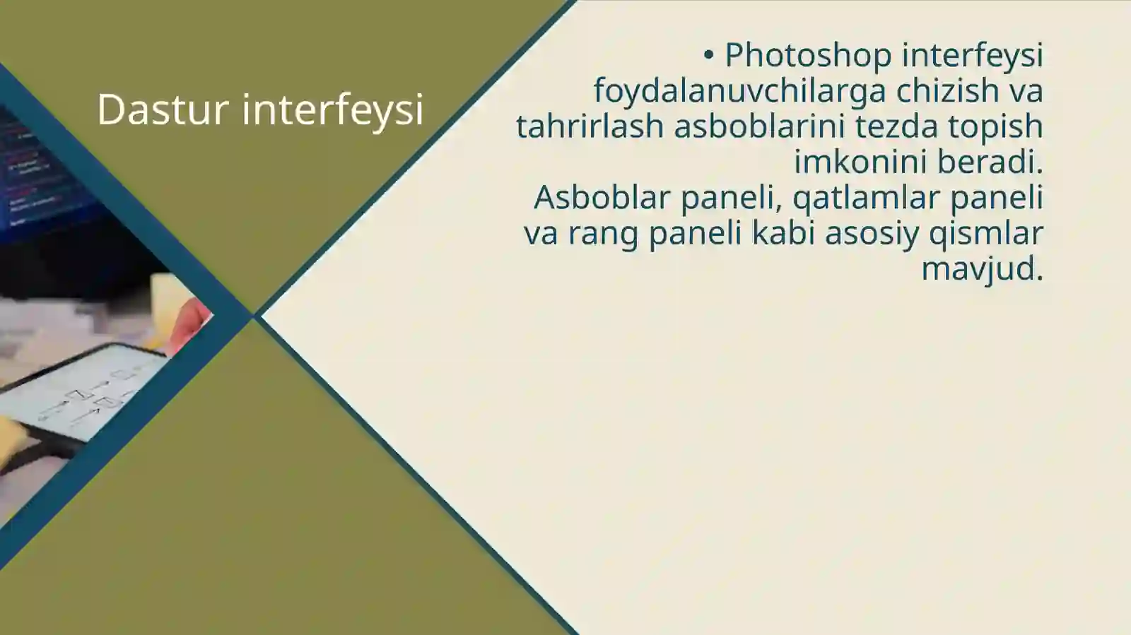 Adobe Photoshop dasturida 2D rasmlar chizish