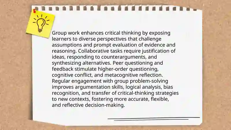 Benefits of Group Work in Learning