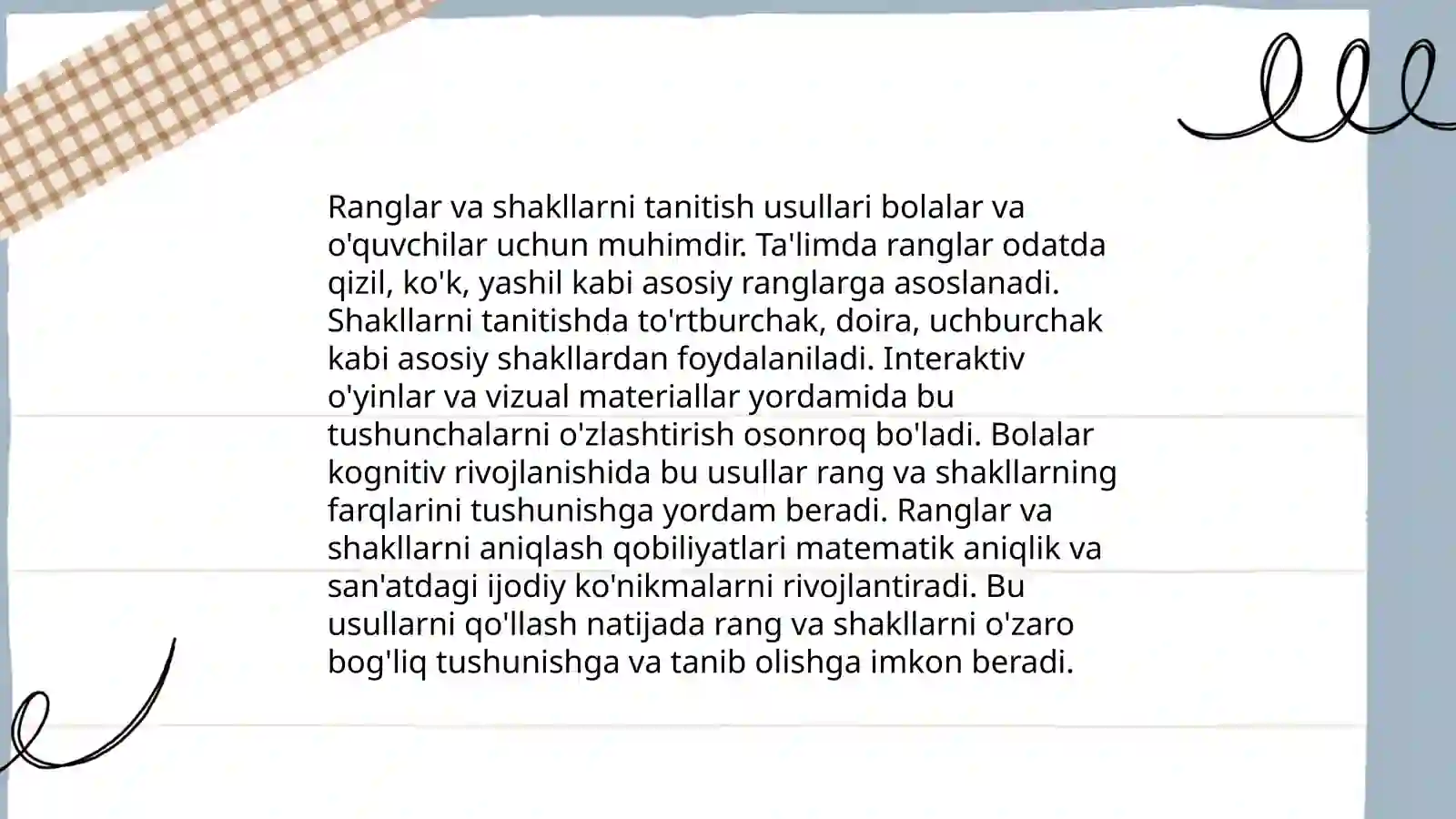 Maktabga tayyorlov guruhlarida bolalarni rasm chizishga o'rgatish metodlari