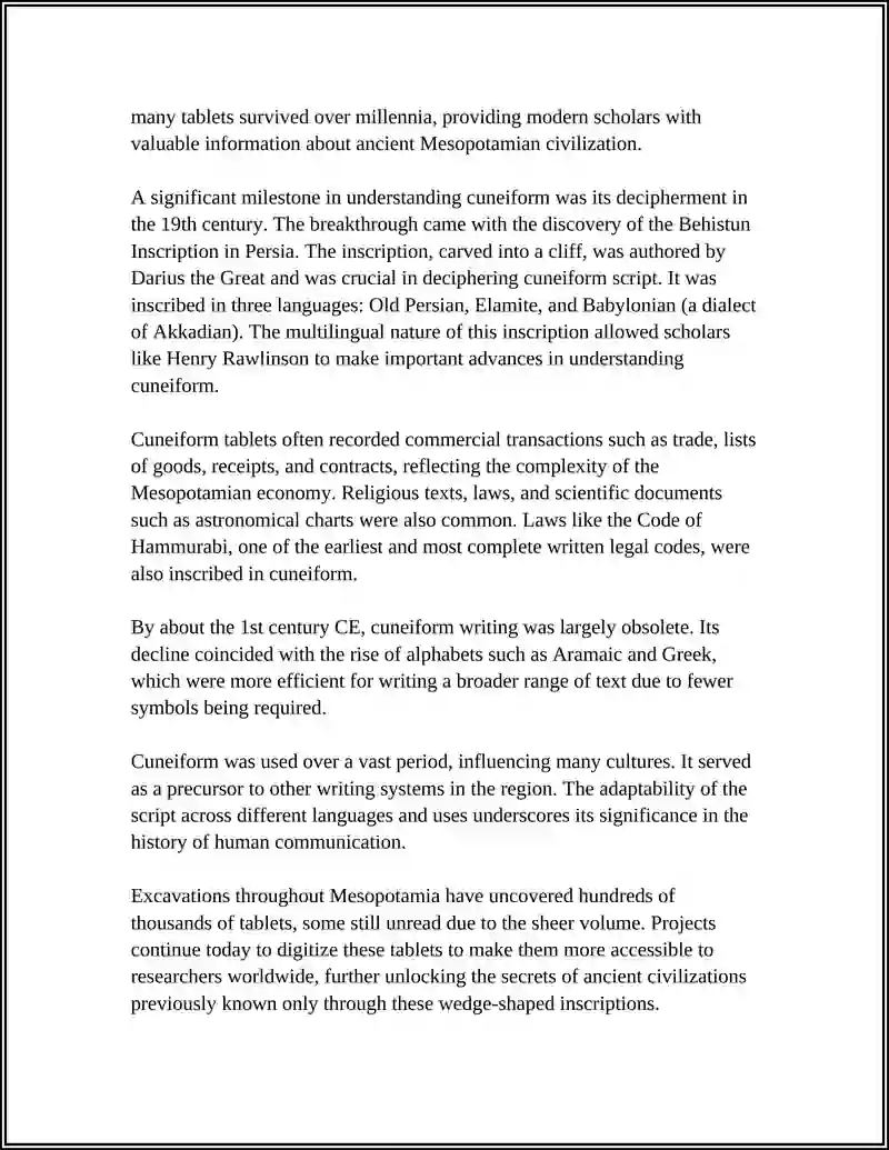 HISTORICAL AND MODERN TYPES OF WRITING
