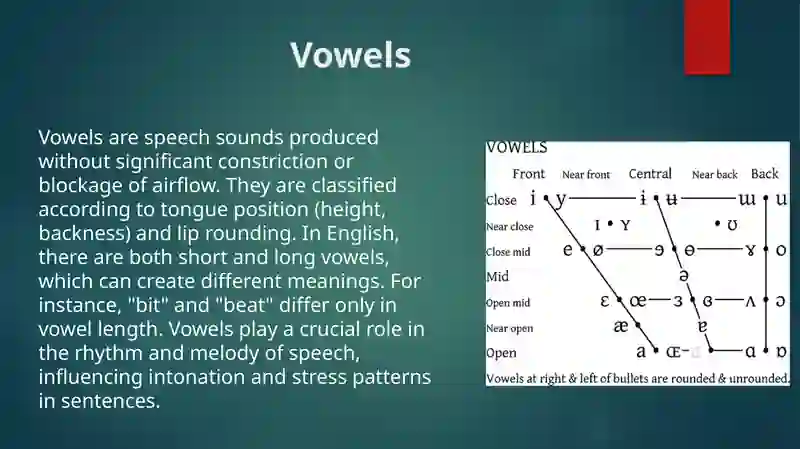 Classification of Speech Sounds