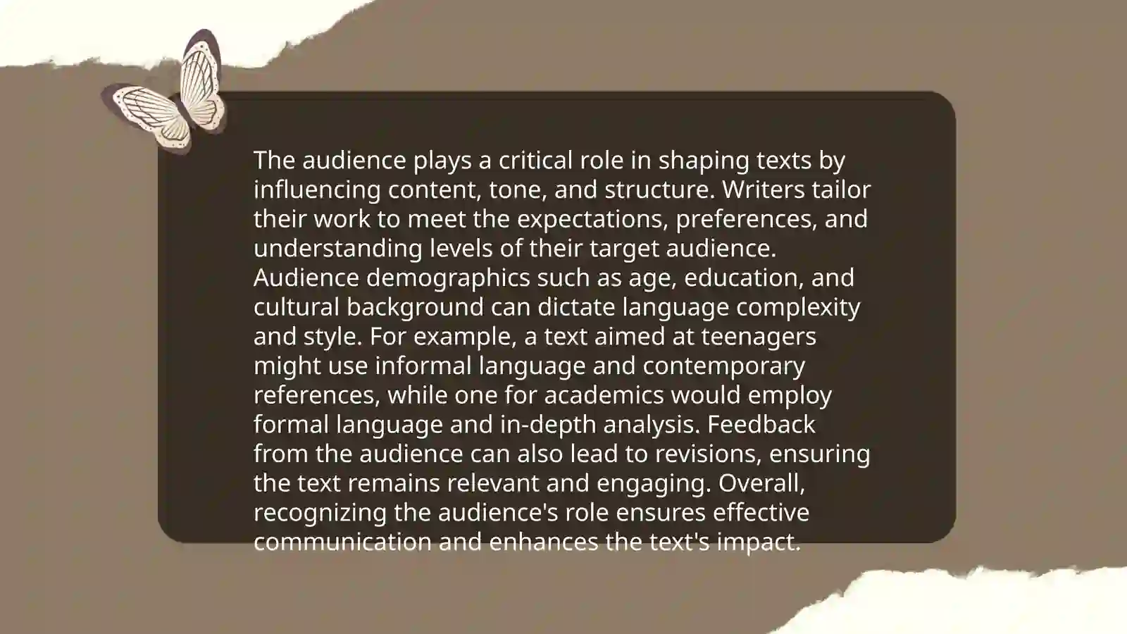 Analyzing Text Structure for Effective Communication