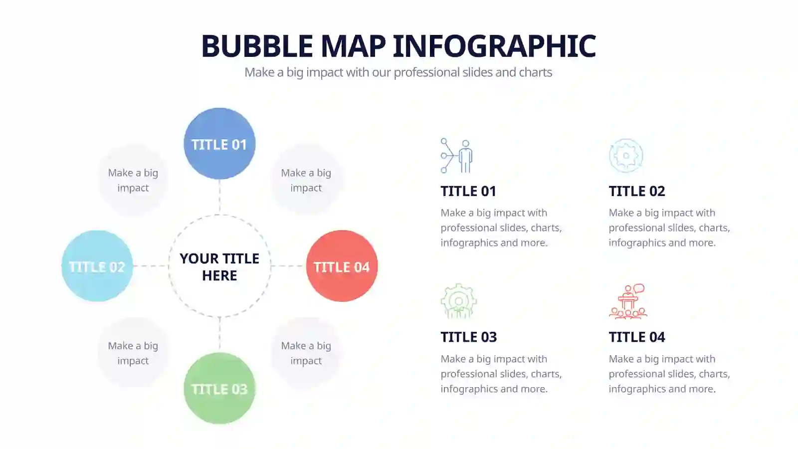 BUBBLE MAP INFOGRAPHIC