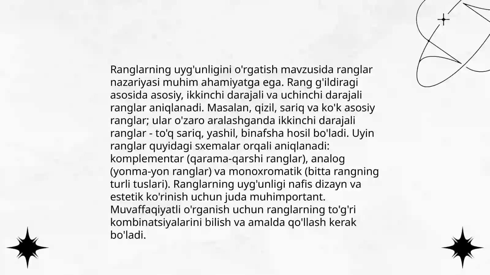 Bolalarni rasm chizishga qiziqtirish usullari