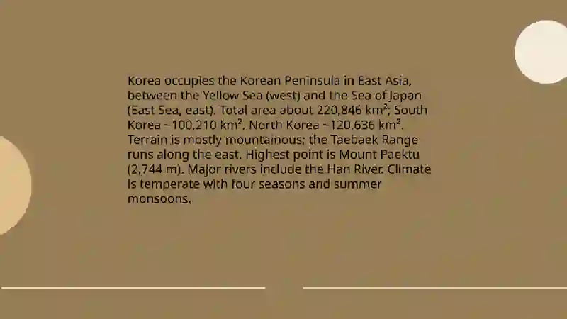 Introduction to Korea