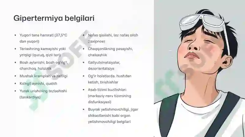 Gipertermiya sindromi va uni davolashda ishlatiladigan dori vositalari