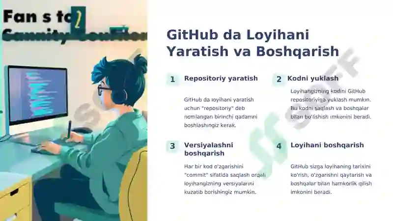 GitHub: Koding va Versiya Boshqaruvi Platformasi
