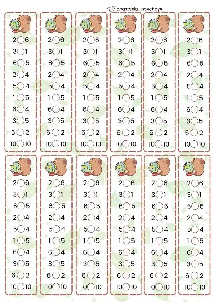 Boshlang‘ich sinf uchun Matematikadan Topshiriq