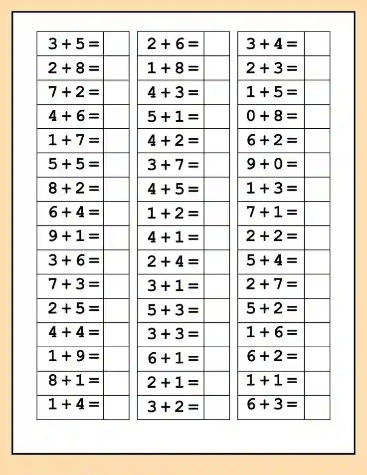 Boshlang‘ich sinf uchun Matematikadan Topshiriq