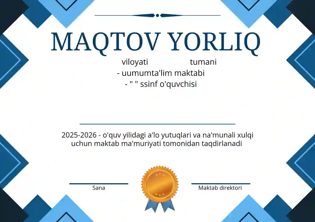 Maqtov yorliq
