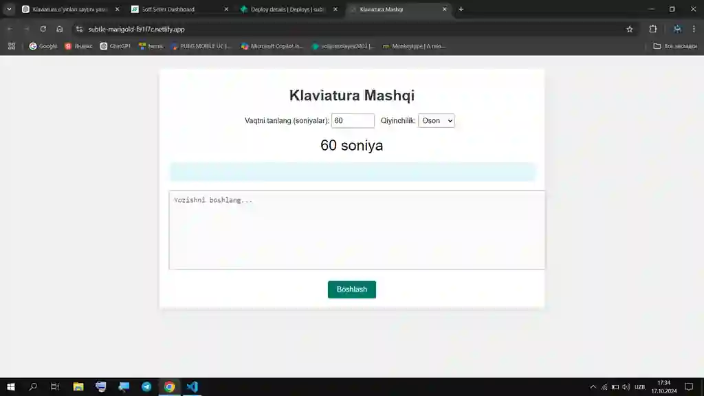 Klaviatyra trenajori (FastTyper)