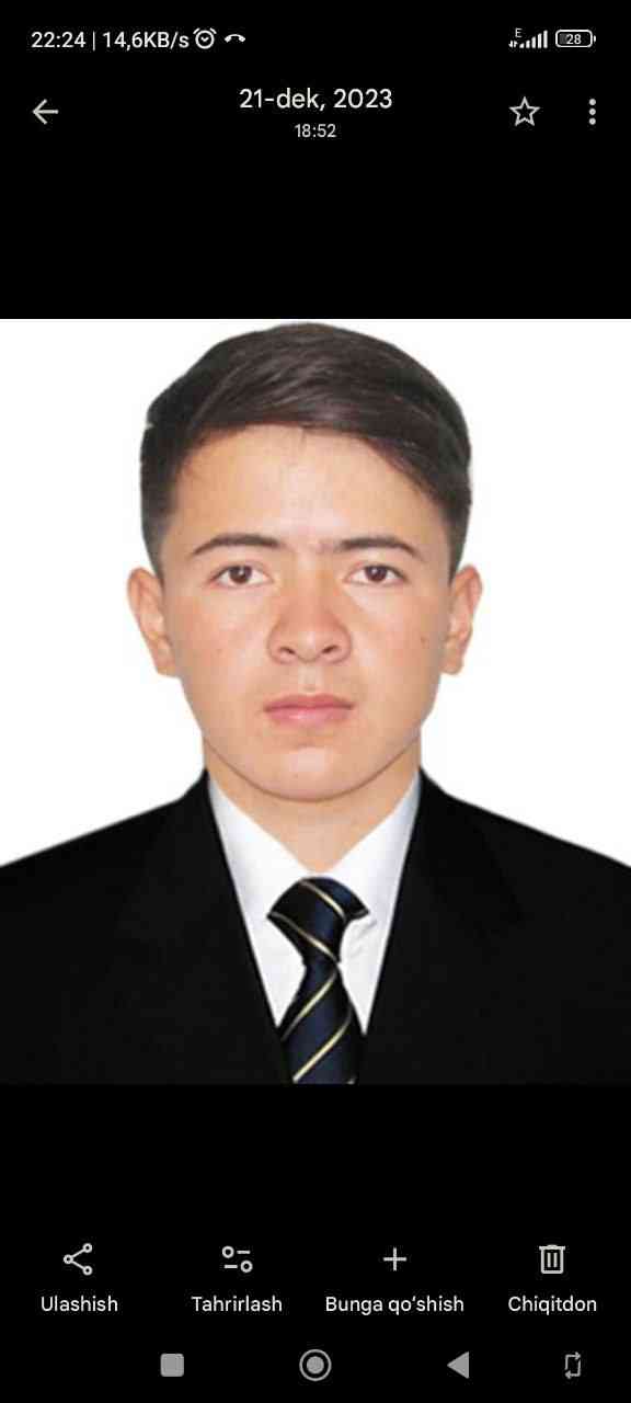 Sirojiddin Elmurodov