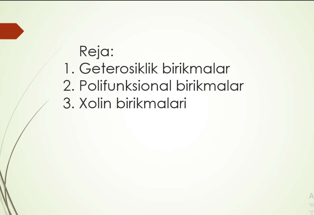 Getero- va polifunksional birikmalar asosida ishlab chiqariladigan zamonaviy dori vositalari