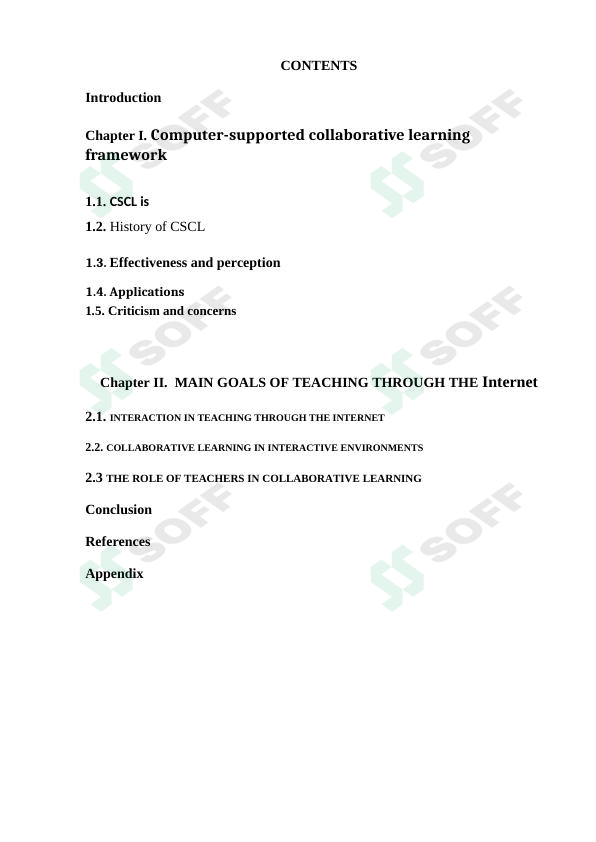 Computer-supported collaborative learning framework