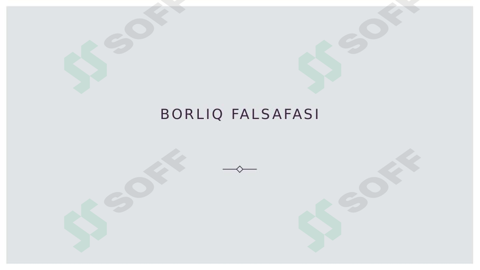 Borliq falsafasi