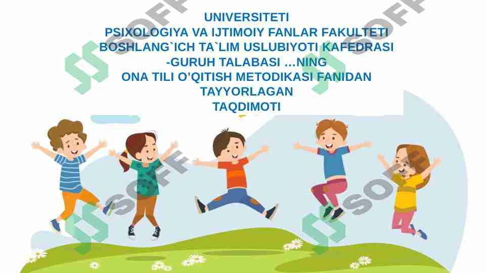 Ona tili va o’qish darslarida ta’limiy o’yinlarni qo’llash