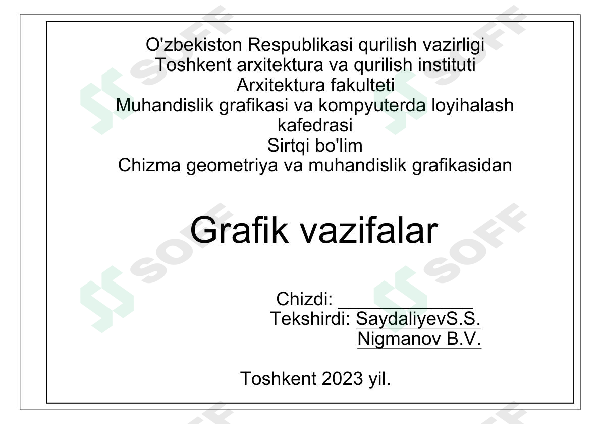 Chizma chizish