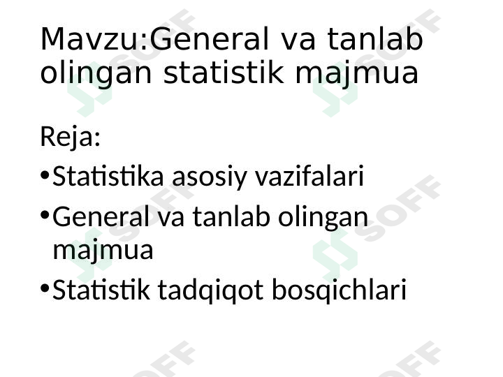 Tibbiyot statistikasi