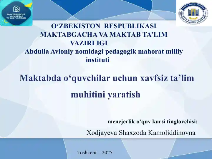 Menejerlik o‘quv kursi