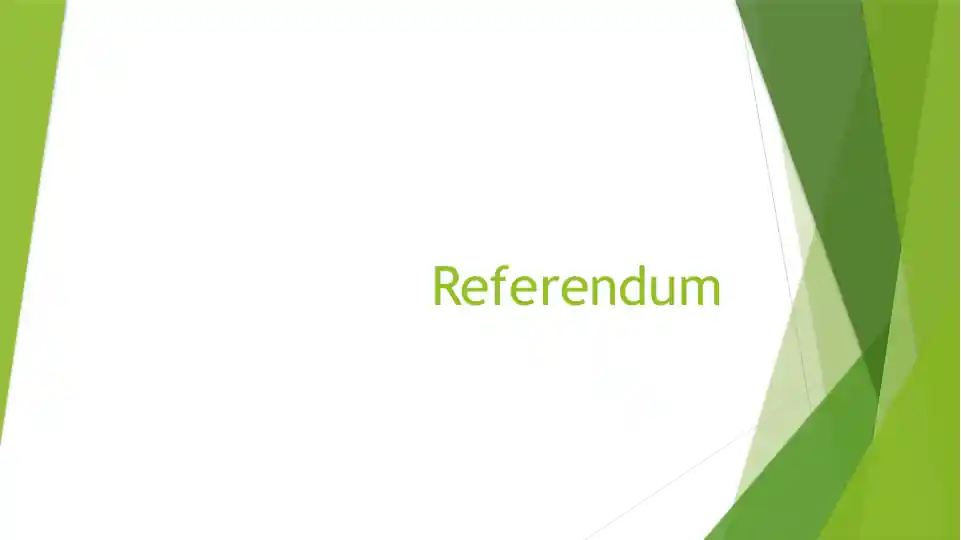 Referendum