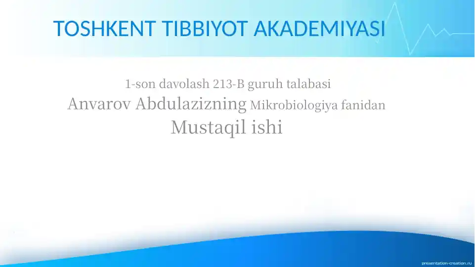 Endogen parazitar kasalliklar