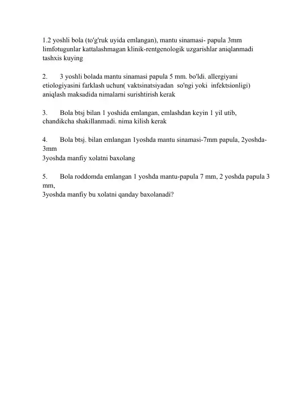 Mantu sinamasi tashxisi