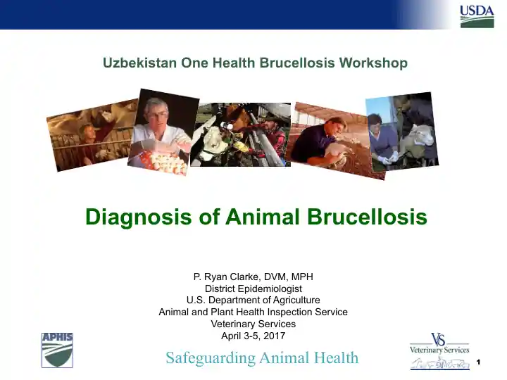 Uzbekistan One Health Brucellosis Workshop