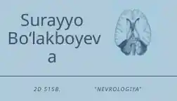 "TOS A’ZOLARI INNERVATSIYASI VA BUZILISH SINDROMLARI"