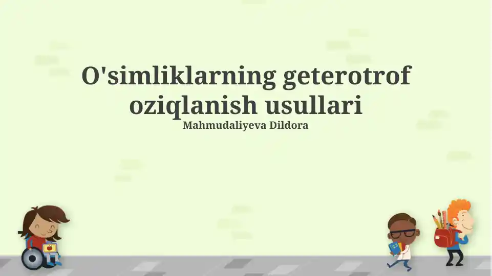 O'simliklarning geterotrof oziqlanish usullari