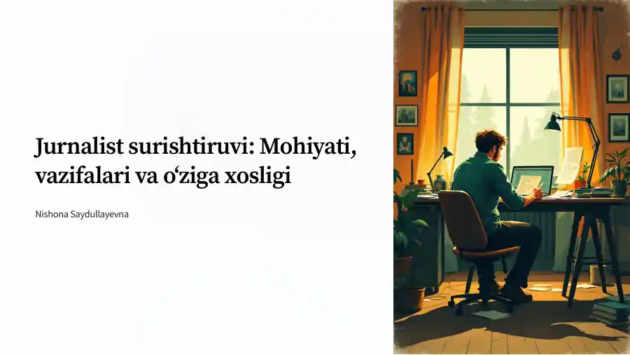 Surishtiruv jurnalistikasi