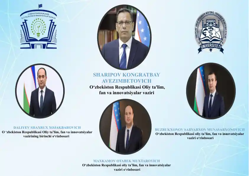 O‘zbekiston Respublikasi Oliy ta'lim, fan va innovatsiyalar vaziri