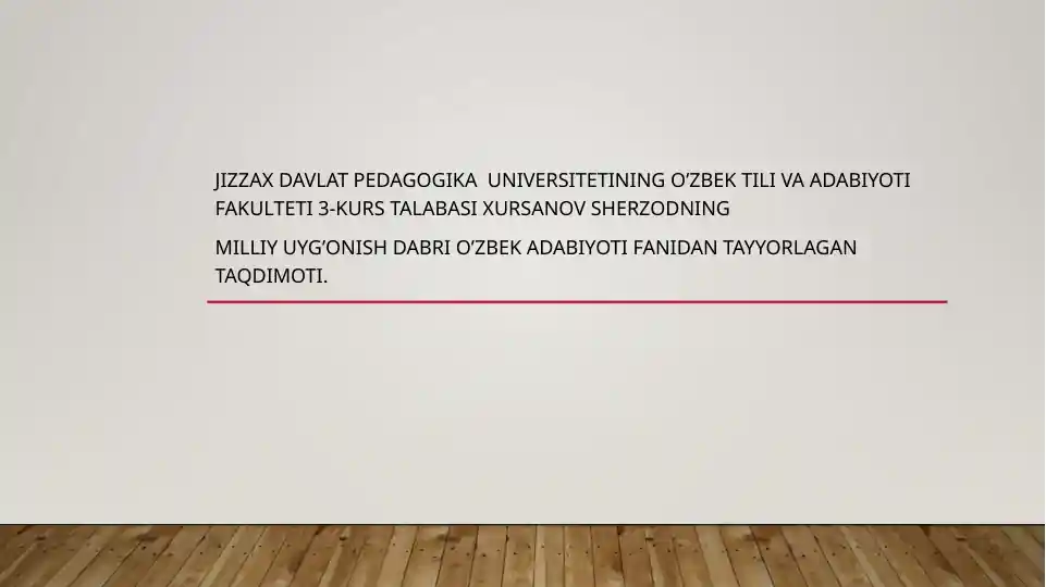 Zokirjon Furqat