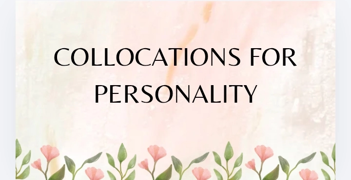 Collacation for personality