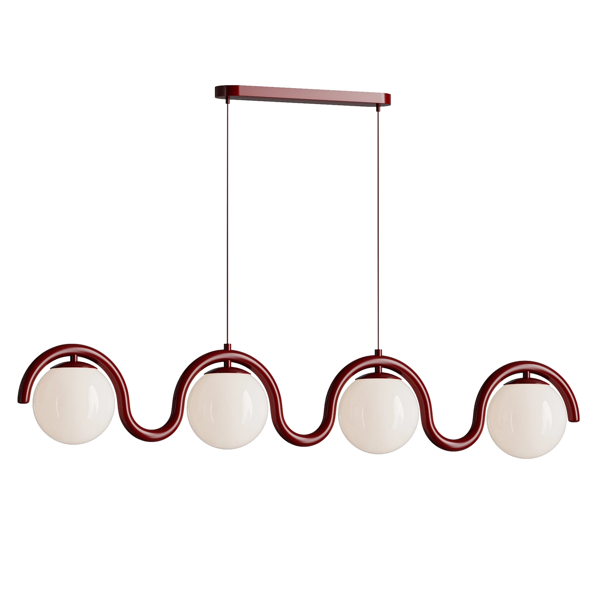 Lenox Linear Ball Pendant Lamp 4 heads