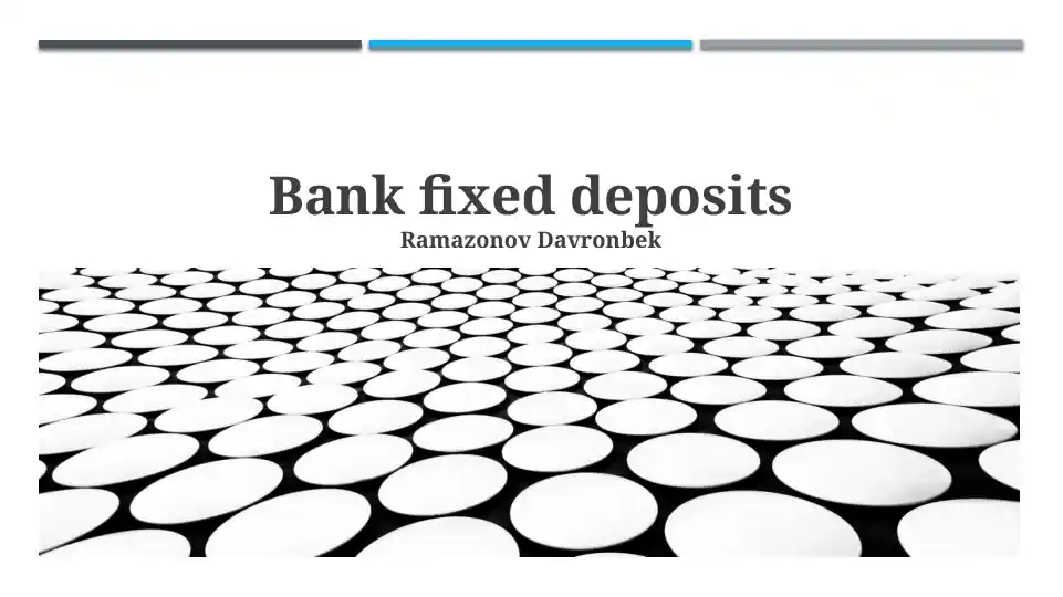Understanding Fixed Deposits