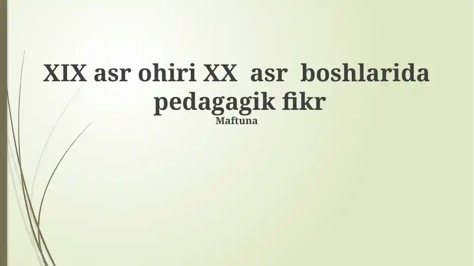 Progresiv pedagogikaning taraqqiyoti