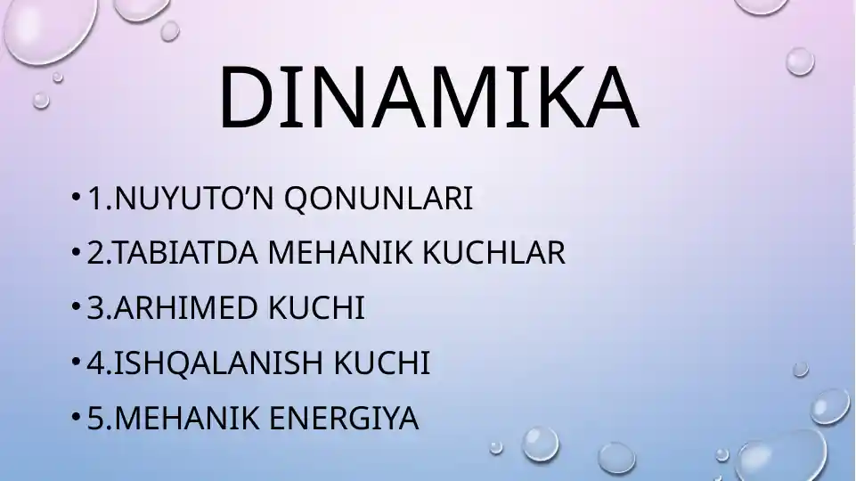 Dinamika