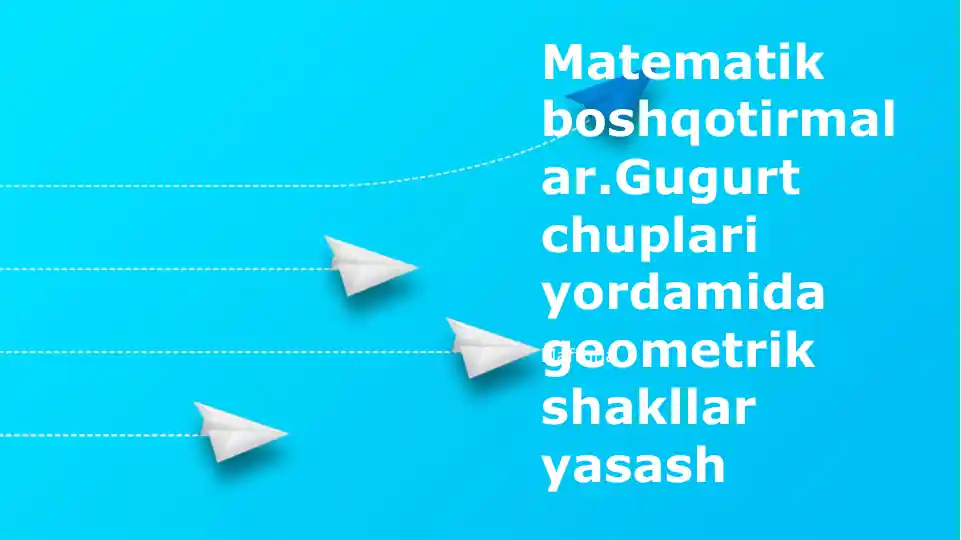 Matematik boshqotirmalar: Matchsticklar bilan geometrik shakllar yasash