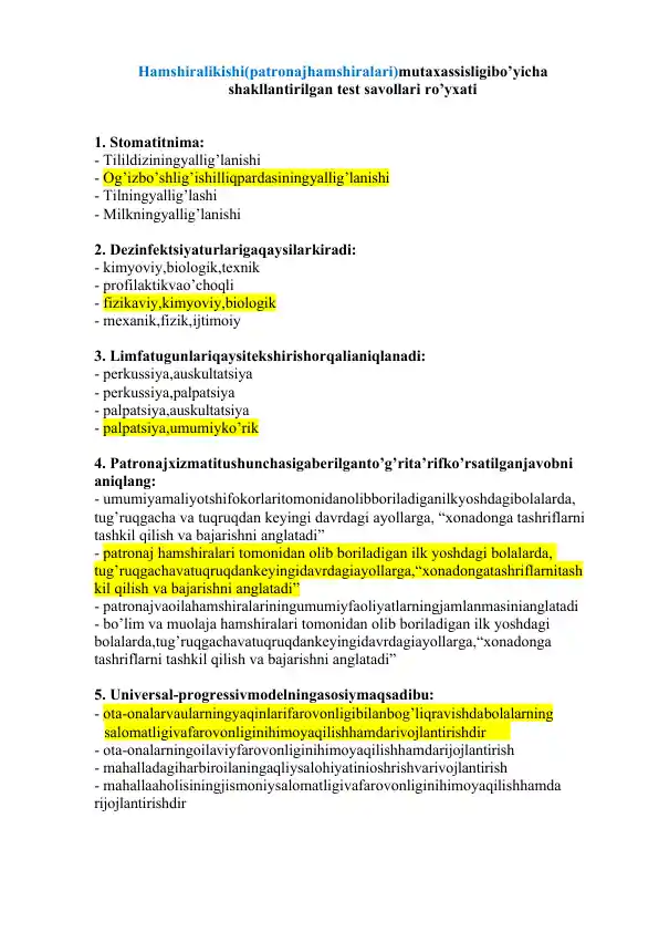 AGROS MED Patronajlar toifa_javoblari