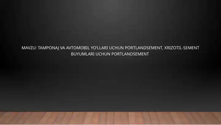Portlandsement